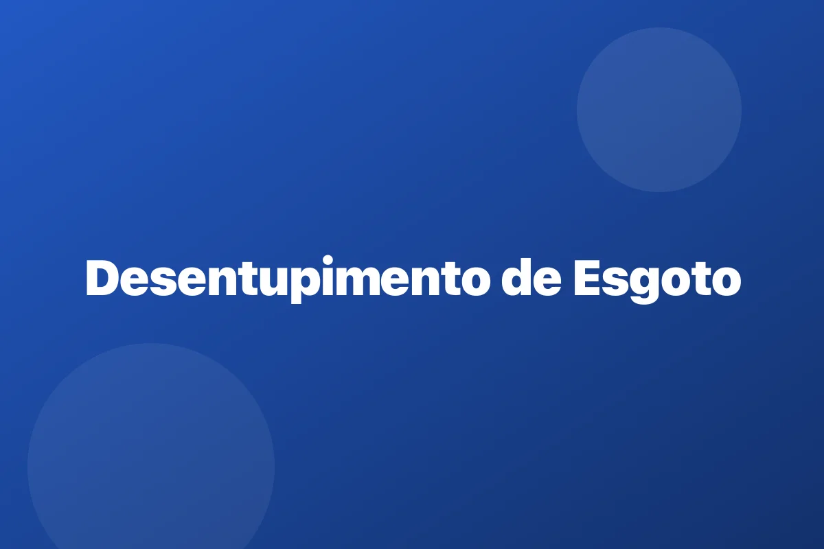 Desentupimento de esgoto em Colombo – limpeza da coluna