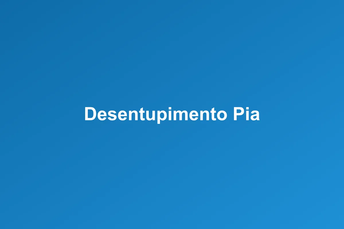 Desentupimento de pia em Colombo – desobstrução profissional